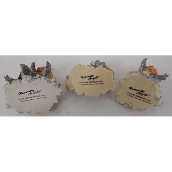 Cherubs - Set of 3 - Resin -  Heavenly Angels ® Vintage 1996 - Picture 3 of 12